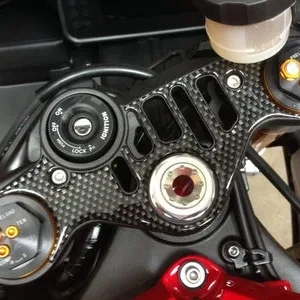 Carbon Fiber Front Triple Clamp Cover