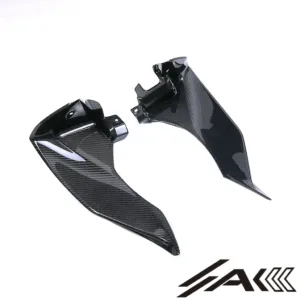 AK Carbon 100% Dry Carbon Fiber Air Intake Cover Dashboard Side Panels—Fits Yamaha R1 2020-2024