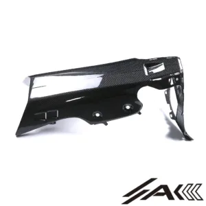 AK Carbon 100% Dry Carbon Fiber Belly Pan Lower Fairing Motorcycle—Fits Yamaha R1 2020-2024
