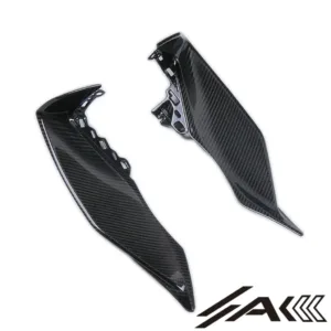 AK Carbon 100% Dry Carbon Fiber Dashboard Instrument Meters Side Panels Covers Fairing— Fits Yamaha R1 2020-2024