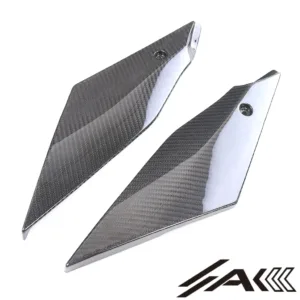 AK Carbon 100% Dry Carbon Fiber Fuel Tank Side Cover Fairing Panel—Fits Yamaha R1 2020-2024