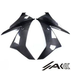 AK Carbon 100% Dry Carbon Fiber Large Side Panels Fairing—For Triumph Daytona 660 2024+
