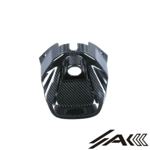 AK Carbon 100% Dry Carbon Fiber Motorcycle Modified Lock Head Cover Key Lock Cover Decoration—For Aprilia RS660 2021+