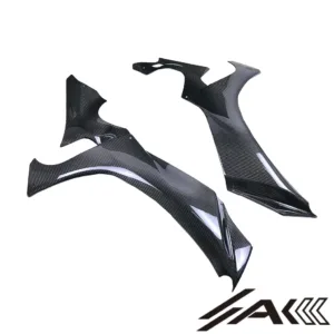 AK Carbon 100% Dry Carbon Front Side Panel Fairing— Fits Yamaha R1 2020-2024