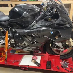 2025 BMW S1000RR Carbon Fiber Front Upper Side Panel Winglets Fairing Kit