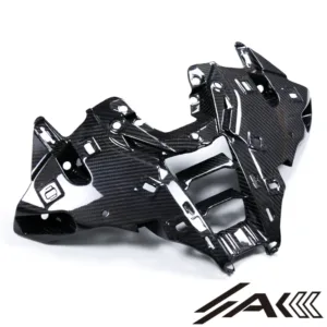 AK Carbon 100% Dry Carbon Fiber Air Intake Fairing Head Nose AirInlet Center Cover—Fits For BMW S1000RR 2025+