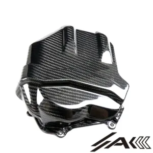 AK Carbon 100% Dry Carbon Fiber Engine Cover (LH)—Fits for Panigale V4 V4S V4R 2022-2024