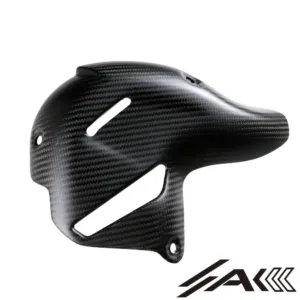AK Carbon 100% Dry Carbon Fiber Exhaust Cover (Akrapovic Full Exhaust System)—Fits for Panigale V4 V4S V4R 2022-2024
