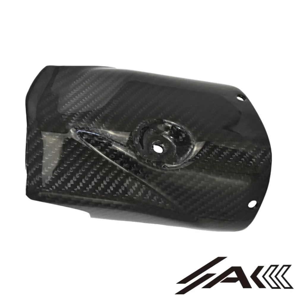 AK Carbon 100% Dry Carbon Fiber Exhaust Cover Muffler Pipe Heat Shield Guard—Fits For Yamaha R6 2017+ 2 AK Carbon 100 Dry Carbon Fiber Exhaust Cover Muffler Pipe Heat Shield Guard—Fits For Yamaha R6 2017 2