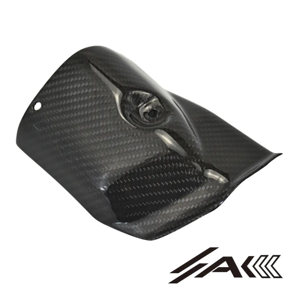 AK Carbon 100% Dry Carbon Fiber Exhaust Cover Muffler Pipe Heat Shield Guard—Fits For Yamaha R6 2017+ 3 AK Carbon 100 Dry Carbon Fiber Exhaust Cover Muffler Pipe Heat Shield Guard—Fits For Yamaha R6 2017 3
