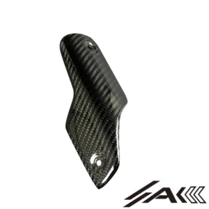 AK Carbon 100% Dry Carbon Fiber Exhaust Cover Small (Akrapovic Exhaust)—Fits for Panigale V4 V4S V4R 2022-2024