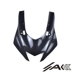 AK Carbon 100% Dry Carbon Fiber Front Fairing Upper Headlight Nose Housing Panel—Fits For Yamaha R6 2017+