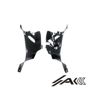 AK Carbon 100% Dry Carbon Fiber Front Lining Air Duct Fairings—Fits for Panigale V4 V4S V4R 2022-2024
