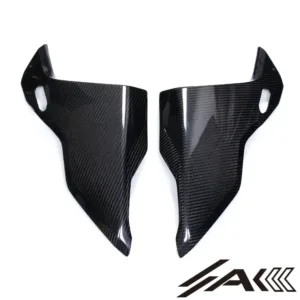 AK Carbon 100% Dry Carbon Fiber Front Side Nose Headlight Cover Fairing—Fits For BMW S1000RR 2025+