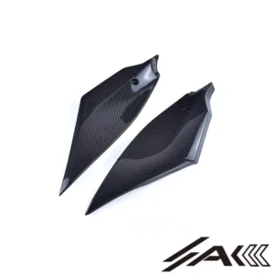 AK Carbon 100% Dry Carbon Fiber Gas Fuel Tank Side Panel Cover Fairing Motorcycle—Fits For Yamaha R6 2017+