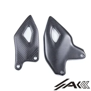 AK Carbon 100% Dry Carbon Fiber Heel Guards Cover—Fits for Ducati Panigale V4 / V4S 2025+