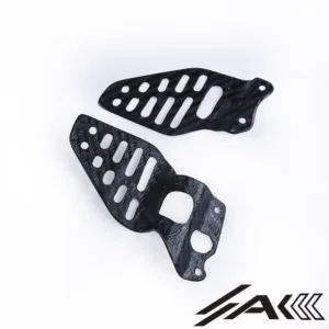 AK Carbon 100% Dry Carbon Fiber Heel Guards Protectors Shield Guard Cover—Fits For Yamaha R6 2017+