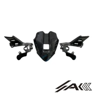 AK Carbon 100% Dry Carbon Fiber Instrument Panel Covering—Fits for Panigale V4 V4S V4R 2022-2024