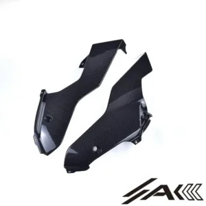 AK Carbon 100 Dry Carbon Fiber Lower Bottom Oil Belly Pan Guard Fairing Cowl—Fits For Yamaha R6 2017 4