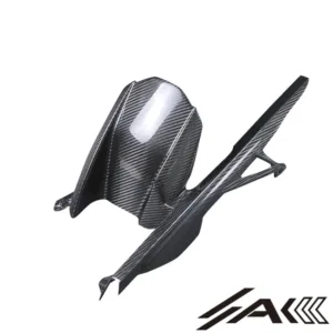 AK Carbon 100% Dry Carbon Fiber Rear Fender Rear Mudguard Chain Guard—Fits For BMW M1000RR 2025+