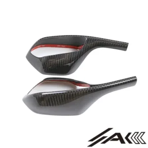 AK Carbon 100% Dry Carbon Fiber Rearview Mirror Covers—Fits For BMW S1000RR 2025+
