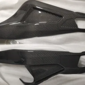 AK Carbon 100% Dry Carbon Fiber Swingarm Covers Protectors Style C—Fits For BMW M1000RR 2025+