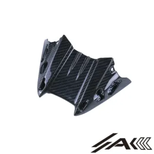 AK Carbon 100 Dry Carbon Fiber Under Belly Panels Winglet Front Low Fairing—Fits For Yamaha R6 2017 3