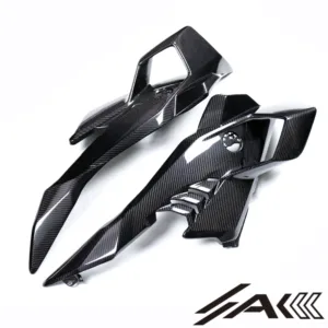 AK Carbon 100% Dry Carbon Fiber Upper Side Panel Winglets Fairing Kit—Fits For BMW S1000RR 2025+