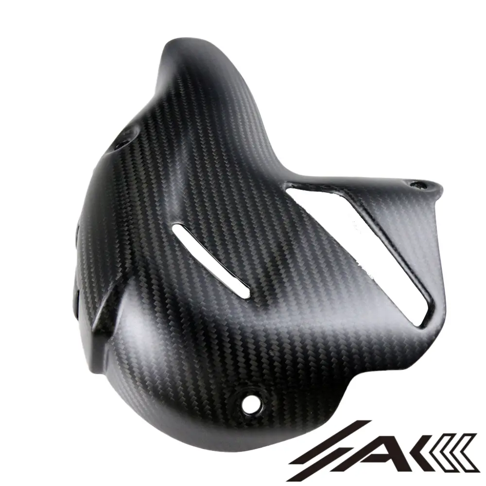 Ducati Panigale V4 V4S Dry Carbon Fiber Exhaust Cover | AK Carbon