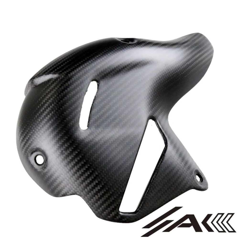 Ducati Panigale V4 V4S Dry Carbon Fiber Exhaust Cover | AK Carbon