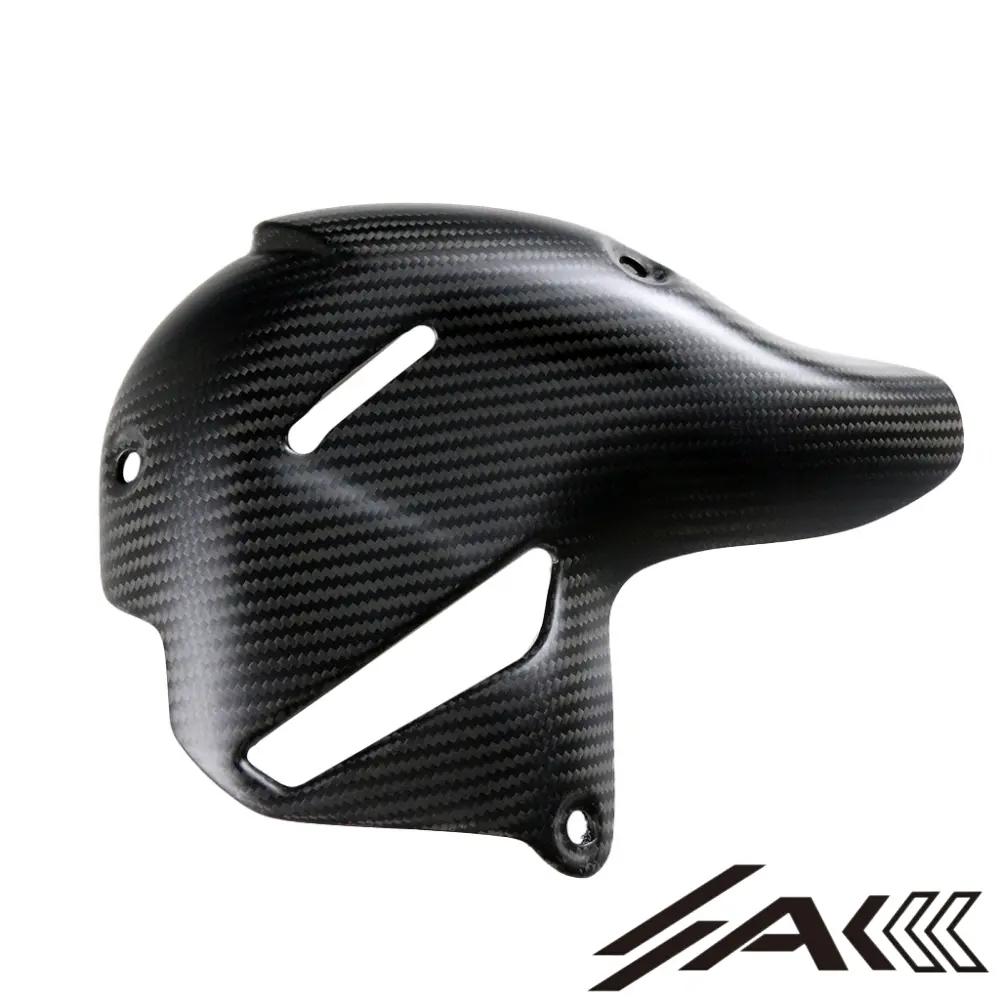 Ducati Panigale V4 V4S Dry Carbon Fiber Exhaust Cover | AK Carbon