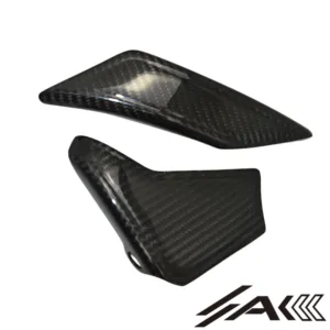 Yamaha R6 Dry Carbon Fiber Frame Covers | AK Carbon