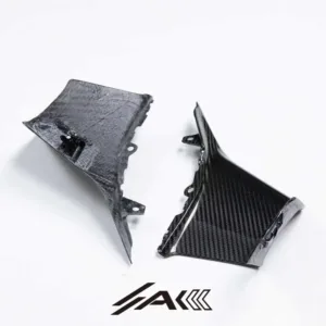 AK 2025 BMW S1000RR Dry Carbon Fiber Upper Inner Winglets Installed