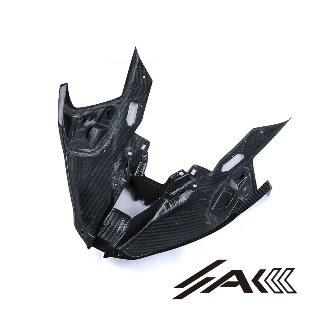 BMW S1000RR Carbon Fiber Headlight Nose Cowl Front Fairing In One Piece Installed BMW S1000RR Carbon Fiber Headlight Nose Cowl Front Fairing In One Piece Installed