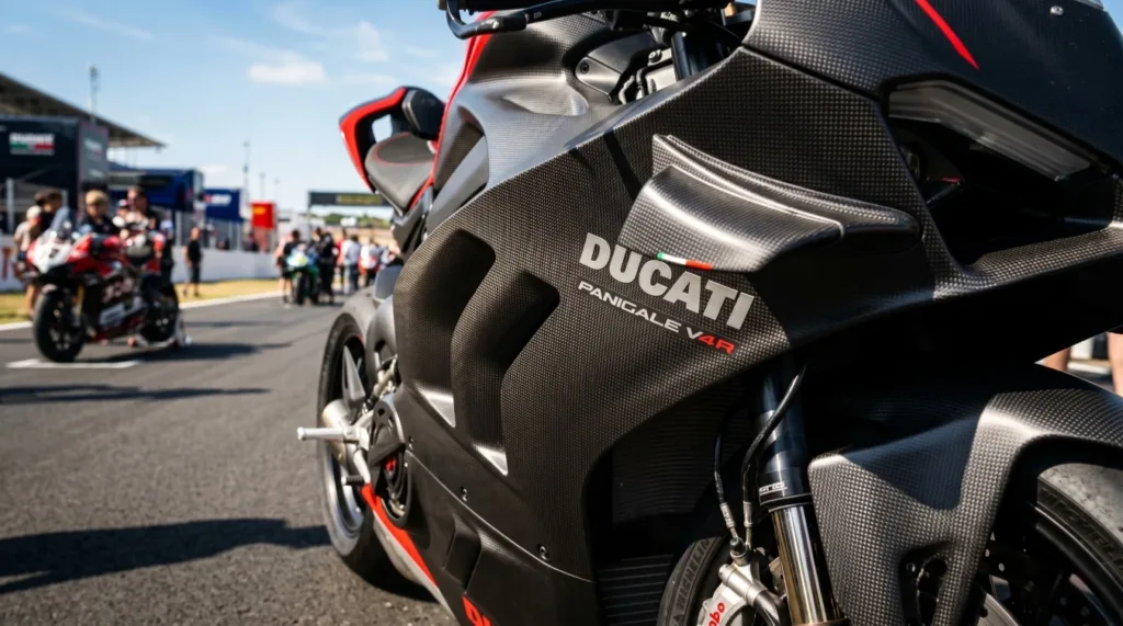 Ducati Dry Carbon Fiber Motorcycle Fairing Panigale V4