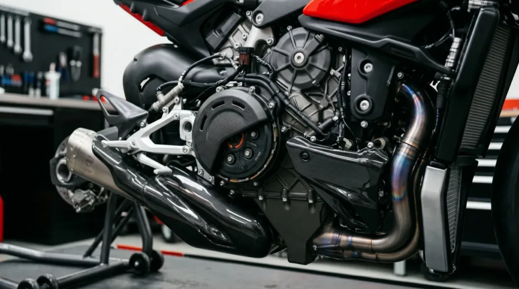 Ducati Panigale V4 Carbon Fiber Engine Cover