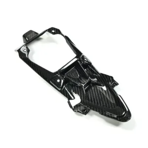 Angled View of Kawasaki Z900 Carbon Fiber Front Fairing Below Windscreen