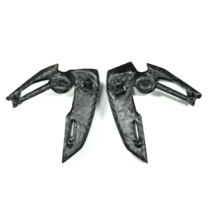 Carbon Fiber Weave Detail on Kawasaki Z900/Z900 SE Frame Covers