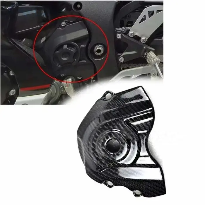 Front Upper Side Fairing Twill Weave Glossy Finish Front Upper Side Fairing Twill Weave Glossy Finish