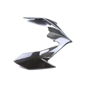 Angled View of Kawasaki Z900 Carbon Fiber Front Upper Nose Headlight Fairing Panel