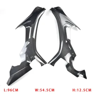 Side View of Yamaha YZF-R1/R1M Carbon Fiber Side Fairing Panels