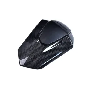 Angled View of Honda CBR1000RR Carbon Fiber Passenger Rear Seat Cowl