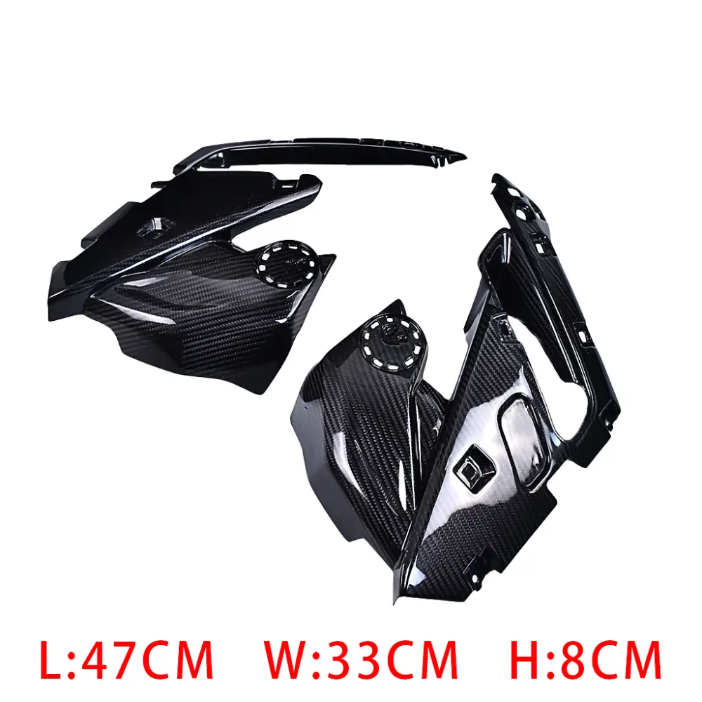 Side View of BMW S1000R Carbon Fiber Inner Side Cover Panels Side View of BMW S1000R Carbon Fiber Inner Side Cover Panels
