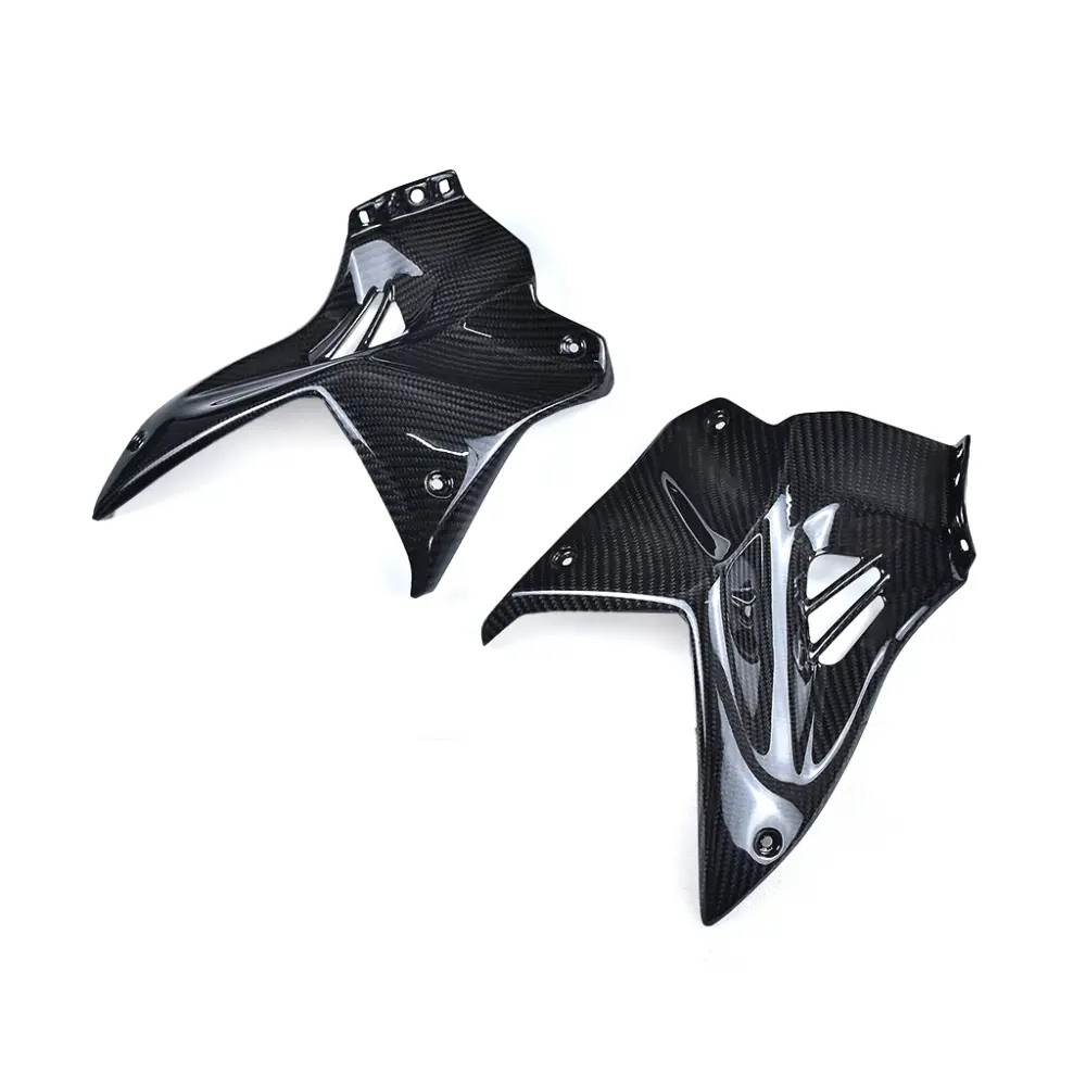 2015-2024 Kawasaki Ninja H2 H2R Carbon Fiber Front Fuel Tank Side Panel Covers 2015-2024 Kawasaki Ninja H2 H2R Carbon Fiber Front Fuel Tank Side Panel Covers
