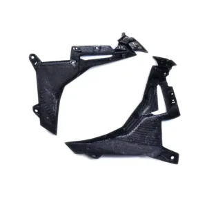 Carbon Fiber Weave Detail on BMW S1000R Inner Side Fairings