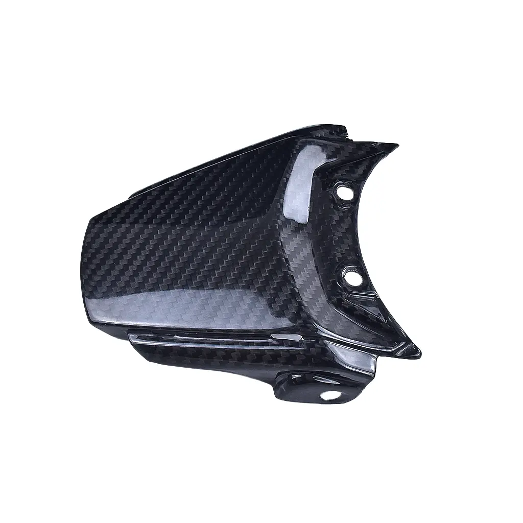 Angled View of Suzuki GSX-R1000 Carbon Fiber Tail Light Center Tail Cover Angled View of Suzuki GSX-R1000 Carbon Fiber Tail Light Center Tail Cover