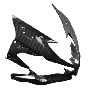 2019-2023 Kawasaki Ninja ZX-6R Carbon Fiber Front Nose Headlight Cover