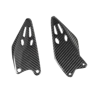 2024+ Kawasaki Ninja ZX-6R Carbon Fiber Rearset Heel Guards