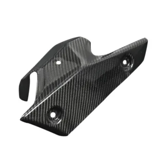 2024+ Kawasaki Ninja ZX-6R Carbon Fiber Exhaust Pipe Heat Shield Cover