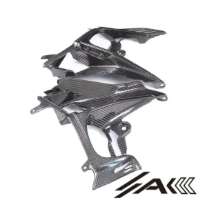Ducati Streetfighter V4 Carbon Fiber Inner Side Fairings Installed